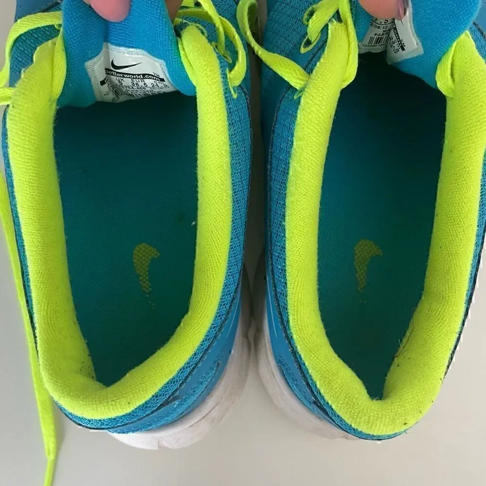Nike Womens Flex Experience RN Running Shoes Size 7.5 Athletic Blue Sneakers - Picture 9 of 9